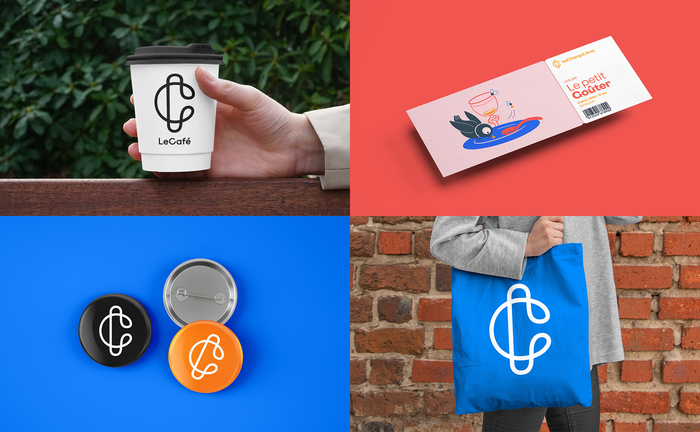 Les Champs Libres visual identity 1