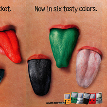 Nintendo Game Boy Pocket two-page print ad