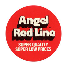 Angel Red Line sticker