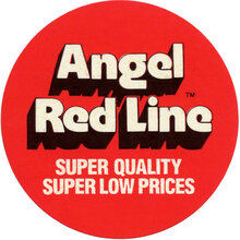 Angel Red Line sticker