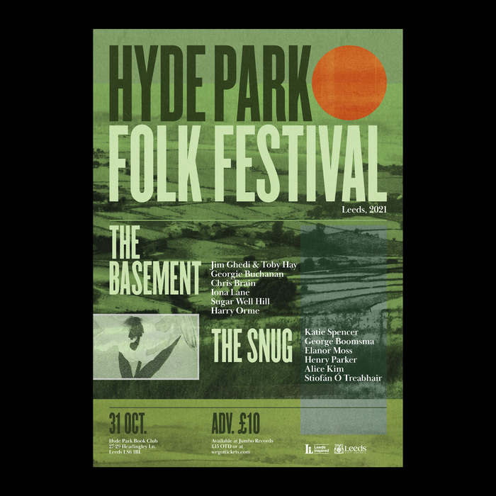 Hyde Park Folk Festival 2021 poster 1
