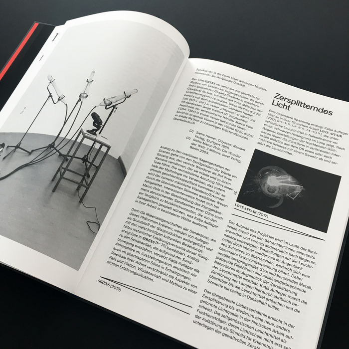Schwindelerregende Höhen. Katja Aufleger exhibition catalog 3