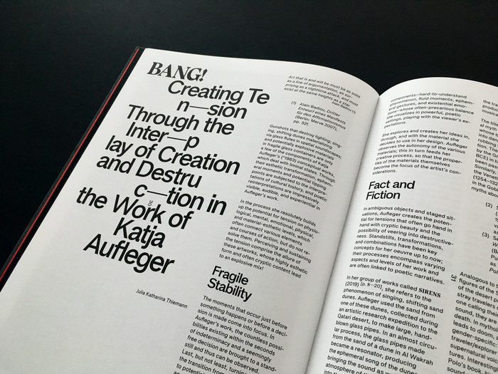 Schwindelerregende Höhen. Katja Aufleger exhibition catalog 4