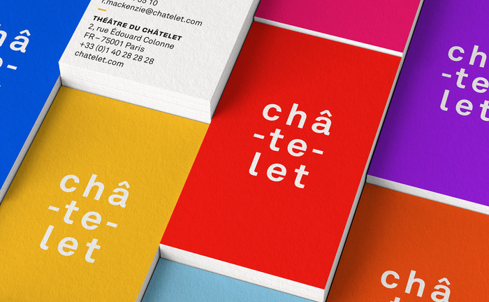 Th&eacute;&acirc;tre Musical de Paris Ch&acirc;telet visual identity system 14