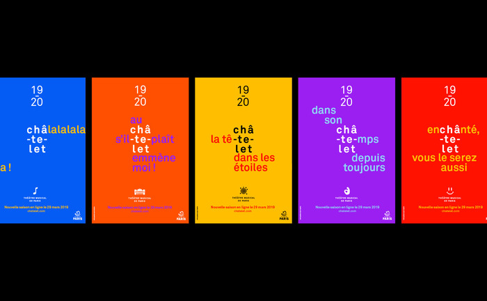 Th&eacute;&acirc;tre Musical de Paris Ch&acirc;telet visual identity system 15