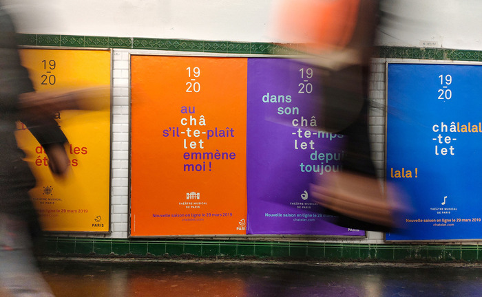 Th&eacute;&acirc;tre Musical de Paris Ch&acirc;telet visual identity system 16