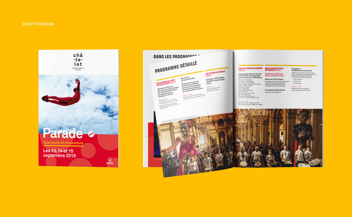 Th&eacute;&acirc;tre Musical de Paris Ch&acirc;telet visual identity system 27