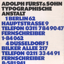 <cite>Schriftindex Adolph Fürst & Sohn</cite> <cite>Schriftindex Adolph Fürst & Sohn</cite>