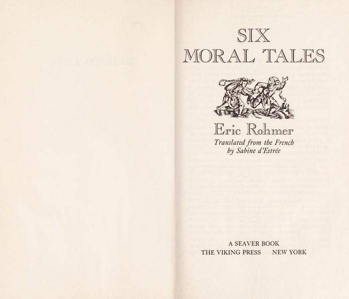 The title page as well as the initials marking chapter openings (not pictured) use . The text typeface is a photo version of Janson/Kis that’s credited as “Video Janson” in the imprint.