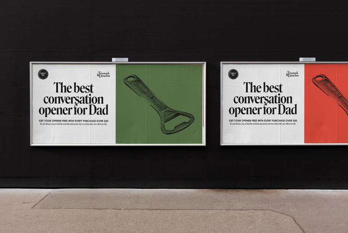 Triumph &amp; Disaster Father’s Day campaign 2