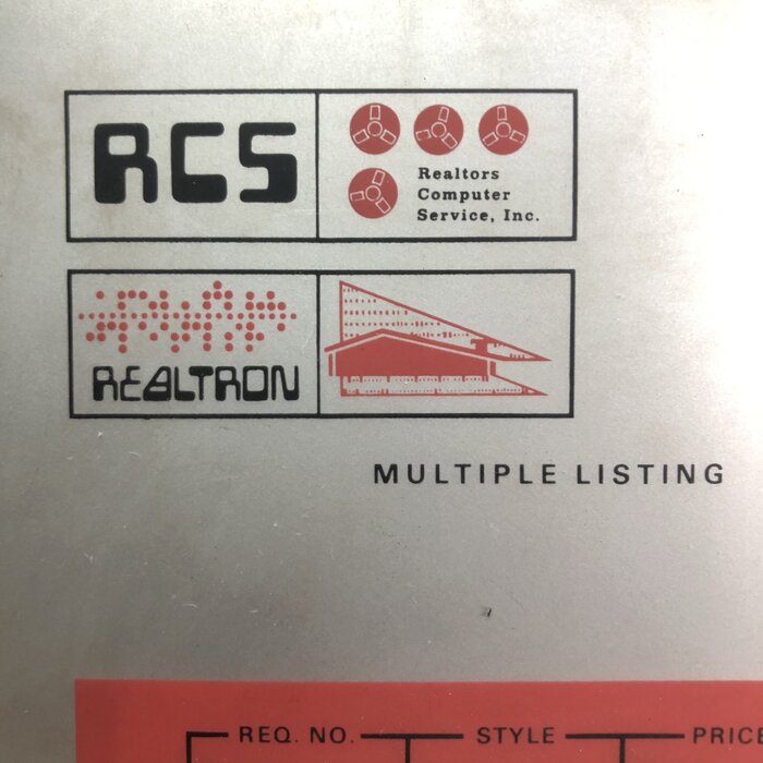Nameplate on the Realtron terminal.