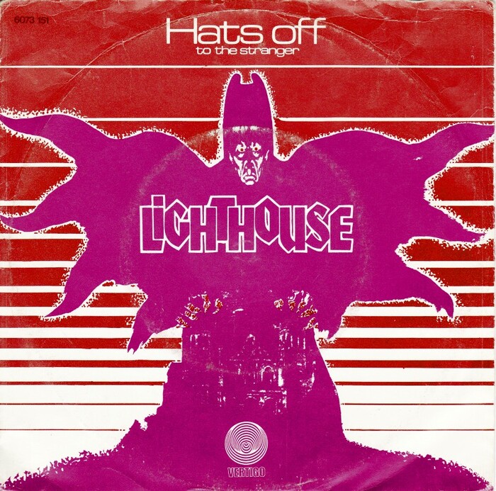 Lighthouse – “One Fine Morning” / “Hats Off (To The Stranger)” Dutch single cover 2