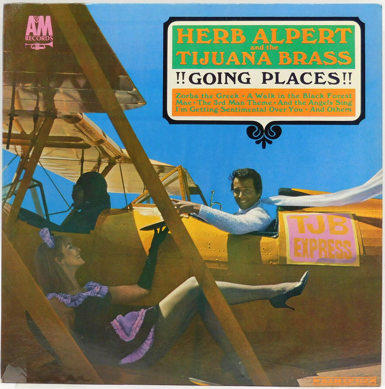 Herb Alpert and the Tijuana Brass !!Going Places!! album art Fonts