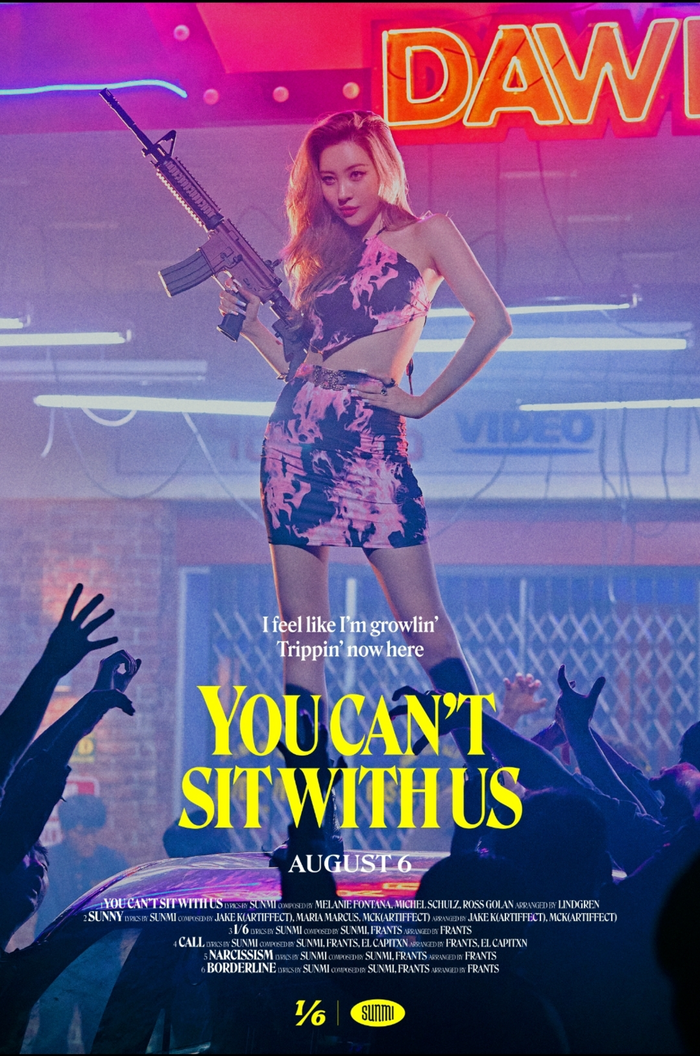 Sunmi – “You can’t sit with us” single 2