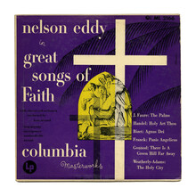 Nelson Eddy – <cite>Great Songs of Faith</cite> album art