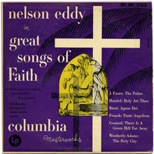 Nelson Eddy – <cite>Great Songs of Faith</cite> album art