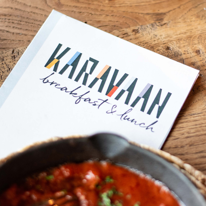 Karavaan cafe bar identity 8