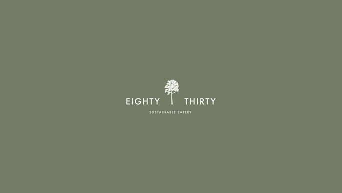 Eighty Thirty logo and branding 1