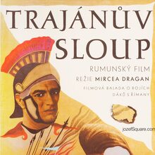 <cite>Trajánův sloup</cite> Czechoslovak movie poster