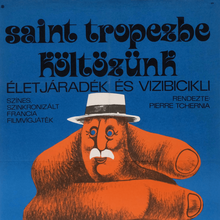 <cite>Saint Tropezbe költözünk</cite> movie poster