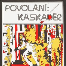 <cite>Stunts</cite> (1977) Czechoslovak movie poster