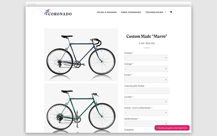 Coronado Bike branding and website 3