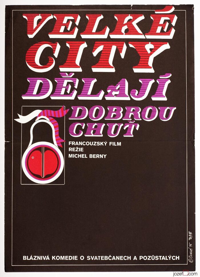 Velké city dělají dobrou chuť (1975) Czechoslovak movie poster