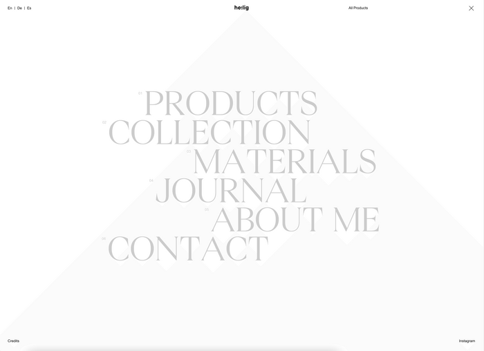 Von Heilig website 1