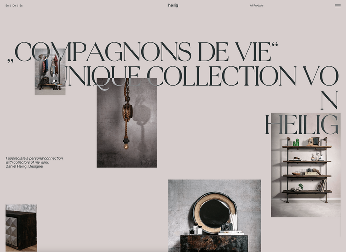 Von Heilig website 2
