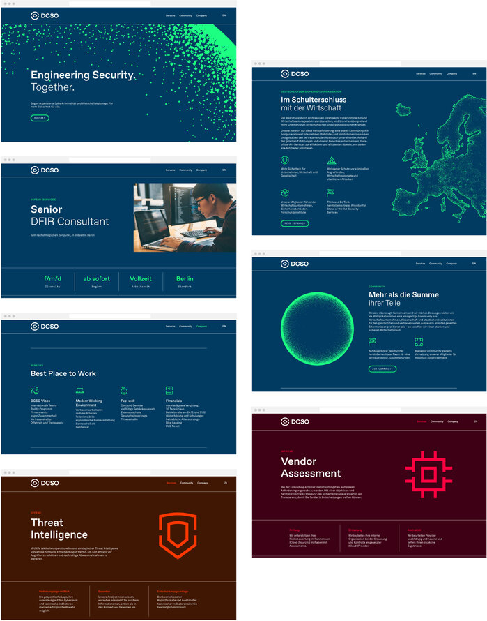 German Cyber Security Organization brand identity 8