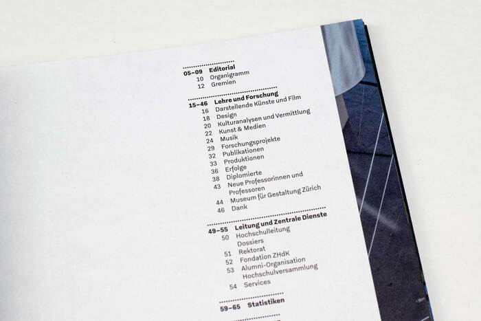 Zurich University of the Arts annual report 2019 3