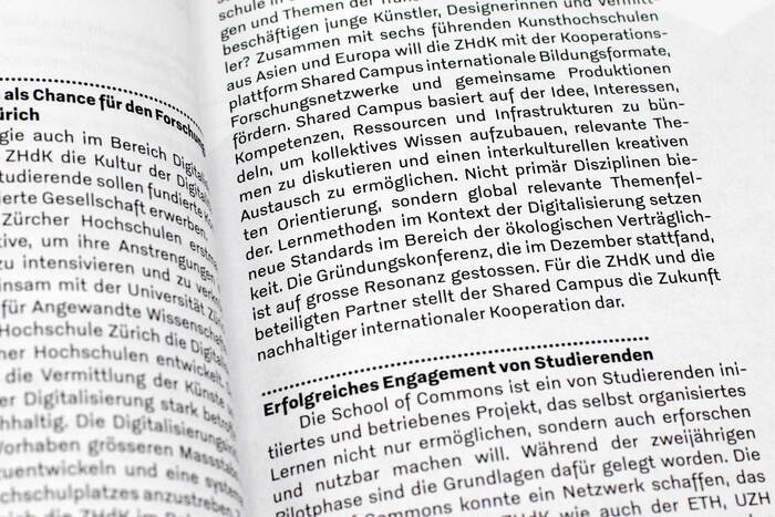 Zurich University of the Arts annual report 2019 5