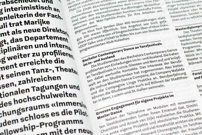 Zurich University of the Arts annual report 2019 10