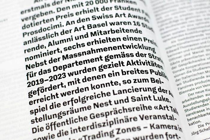 Zurich University of the Arts annual report 2019 12