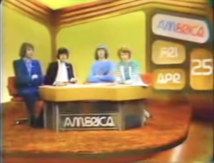 AM America on Friday, April 25, 1975, with Monthy Python as guests in the studio.