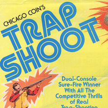 <cite>Trap Shoot</cite> arcade game flyer