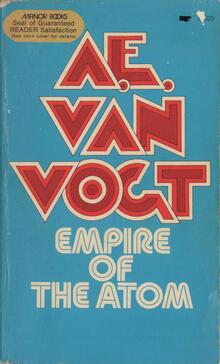 <cite>Empire of the Atom</cite> by A.E. van Vogt (Manor)