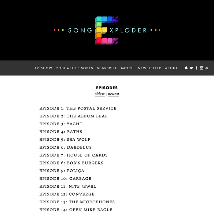 Song Exploder website 5