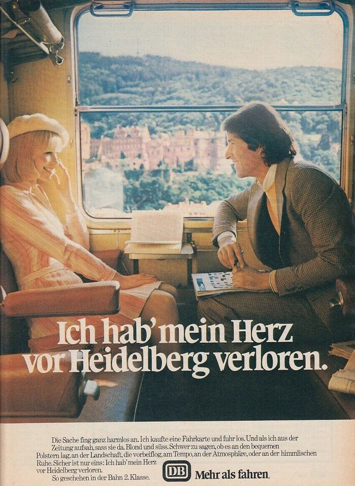 &ldquo;Ich hab&rsquo; mein Herz vor Heidelberg verloren.&rdquo; (1974)
