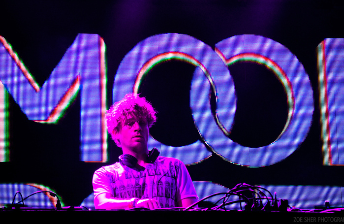 Moon Boots performing at All My Friends festival in Los Angeles, March 2018