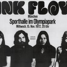 Pink Floyd German concert posters (1972)