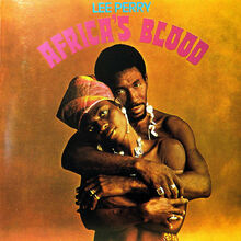 Lee Perry – <cite>Africa’s Blood </cite>album art