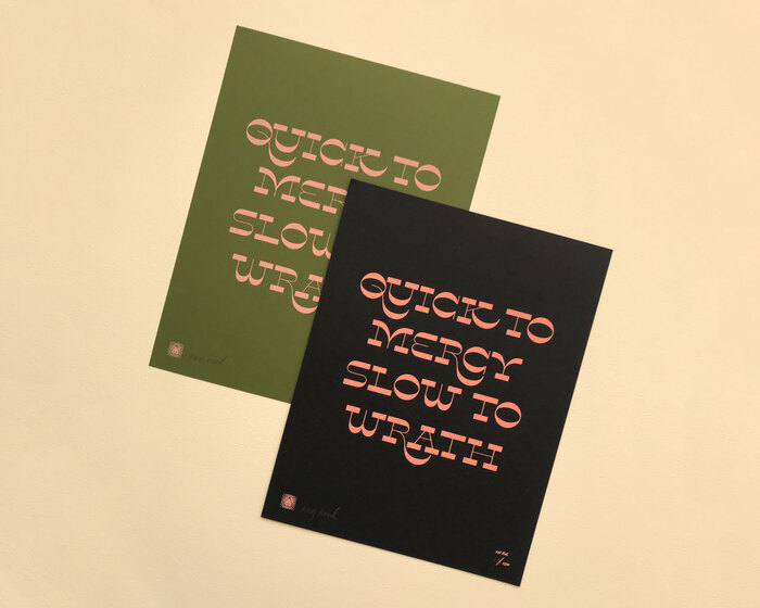 “Quick to Mercy” prints 1