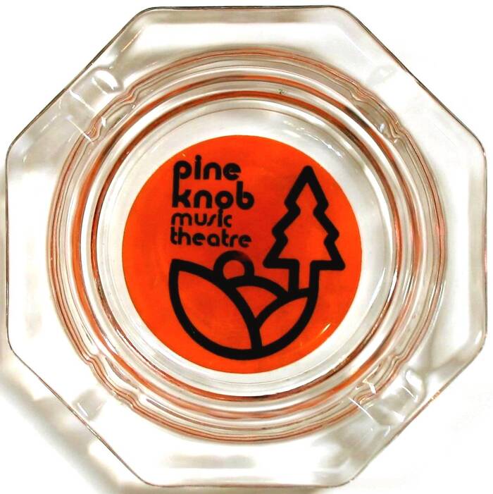 Pine Knob Music Theatre ashtray.