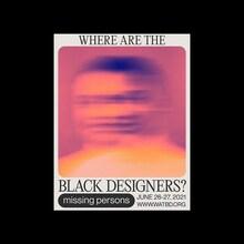 “Where Are The Black Designers?” conference poster challenge