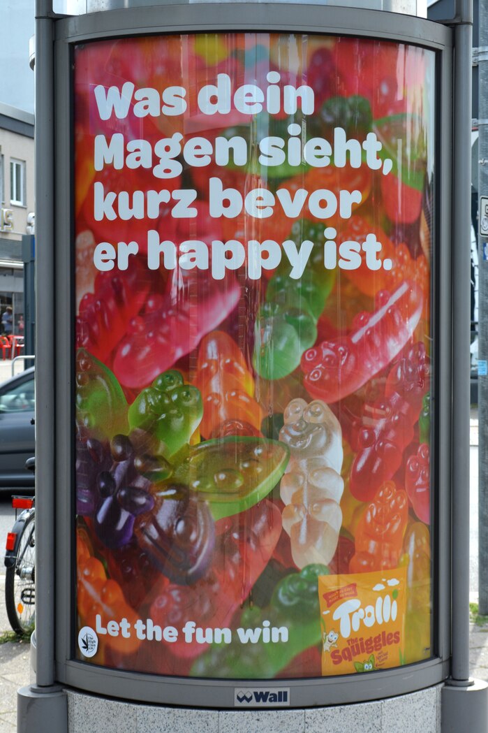 &ldquo;What your stomach sees just before it's happy.&rdquo;