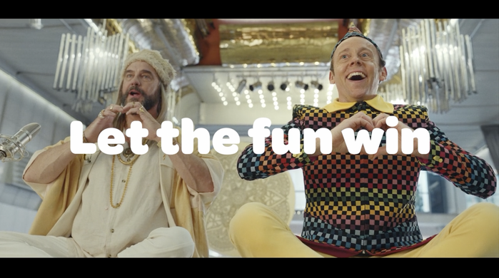 Still from the &ldquo;Guru&rdquo; commercial.