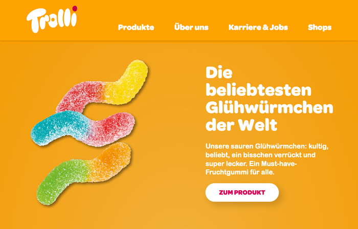 Homepage detail featuring Omnes Bold with Arial Rounded.