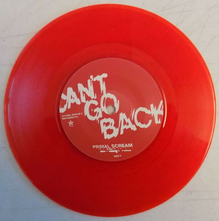 “Can’t Go Back” single (label)