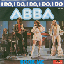 ABBA – “I Do, I Do, I Do, I Do, I Do” / “Rock Me” German single cover